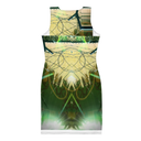 B&G Afghan Wire 1 WHT Women's Bodycon dress