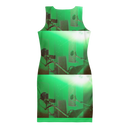 ABS Green Mic Women's Bodycon dress