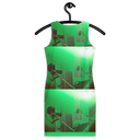 ABS Green Mic Women's Bodycon dress
