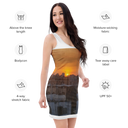 El Chapo Sunset Brunch 1 WHT Women's Bodycon dress