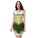 B&G Afghan Wire 1 WHT Women's Bodycon dress