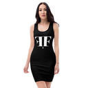 AIFFIA Logo Short BLK Out Women's Bodycon dress