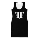 AIFFIA Logo Short BLK Out Women's Bodycon dress