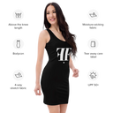 AIFFIA Logo Short BLK Out Women's Bodycon dress