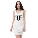 AIFFIA Logo Short WHT Out Women's Bodycon dress