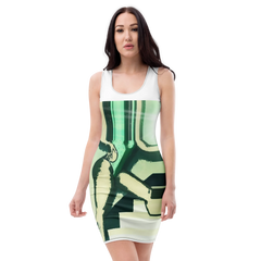 AIFFIA POKA 1 WHT Women's Bodycon dress