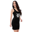AIFFIA Logo Short BLK Out Women's Bodycon dress