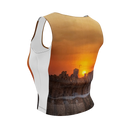 El Chapo Sunset Brunch 1 WHT Crop Top