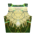 B&G Afghan Wire 1 WHT Crop Top