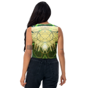 B&G Afghan Wire 1 WHT Crop Top