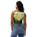 B&G Afghan Wire 1 BLK Crop Top