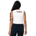 El Chapo Logo WHT OUT Crop Top