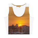El Chapo Sunset Brunch 1 WHT Crop Top