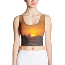 El Chapo Sunset Brunch 1 WHT Crop Top