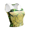 B&G Afghan Wire 1 WHT Crop Top