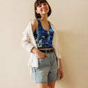 AIFFIA BLDG 1 BLK Crop Top