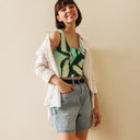 AIFFIA POKA 1 WHT Crop Top