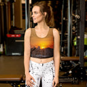 El Chapo Sunset Brunch BLK Crop Top