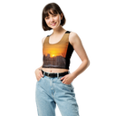 El Chapo Sunset Brunch BLK Crop Top