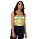 B&G Afghan Wire 1 BLK Crop Top