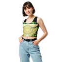 B&G Afghan Wire 1 BLK Crop Top