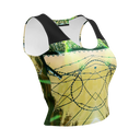 B&G Afghan Wire 1 BLK Crop Top