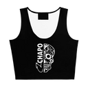 El Chapo Logo BLK OUT Crop Top