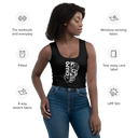 El Chapo Logo BLK OUT Crop Top