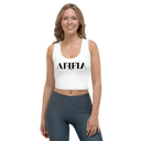 AIFFIA Logo WHT OUT Crop Top