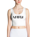AIFFIA Logo WHT OUT Crop Top