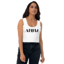 AIFFIA Logo WHT OUT Crop Top