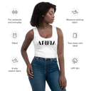 AIFFIA Logo WHT OUT Crop Top