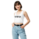 AIFFIA Logo WHT OUT Crop Top