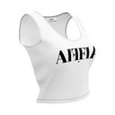 AIFFIA Logo WHT OUT Crop Top