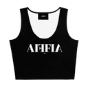 AIFFIA Logo BLK OUT Crop Top