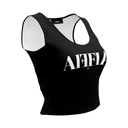 AIFFIA Logo BLK OUT Crop Top