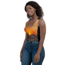 El Chapo Sunset Brunch BLK Crop Top