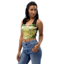 B&G Afghan Wire 1 BLK Crop Top