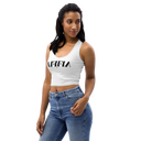 AIFFIA Logo WHT OUT Crop Top