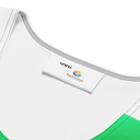 ABS Green Mic 1 WHT Crop Top