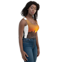 El Chapo Sunset Brunch 1 WHT Crop Top