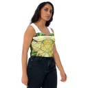 B&G Afghan Wire 1 WHT Crop Top