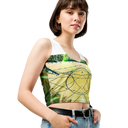 B&G Afghan Wire 1 WHT Crop Top