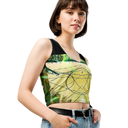 B&G Afghan Wire 1 BLK Crop Top