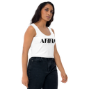 AIFFIA Logo WHT OUT Crop Top