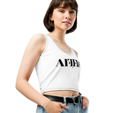 AIFFIA Logo WHT OUT Crop Top