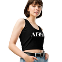 AIFFIA Logo BLK OUT Crop Top