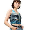 ABS MTM 1 WHT Crop Top