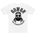 OBWON Logo Short White /w BLK Men's Athletic T-shirt