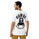 OBWON Logo Short White /w BLK Men's Athletic T-shirt